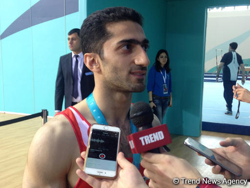 İranlı gimnast: Bakıda idman gimnastikası üzrə Dünya Kubokunda medal qazandığıma görə çox xoşbəxtəm