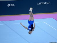 Bakıda idman gimnastikası üzrə Dünya Kuboku fotolarda