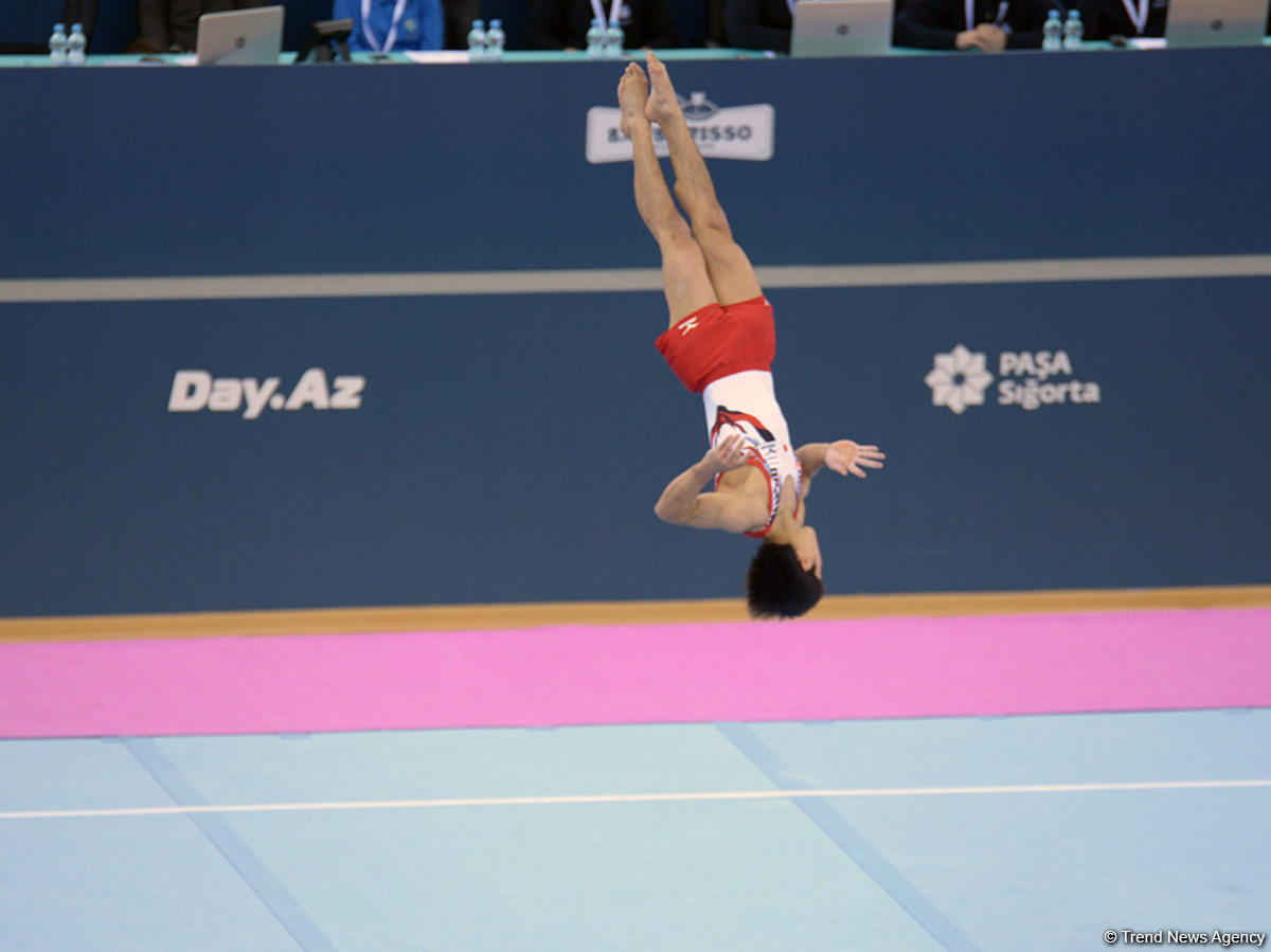Bakıda idman gimnastikası üzrə Dünya Kuboku fotolarda