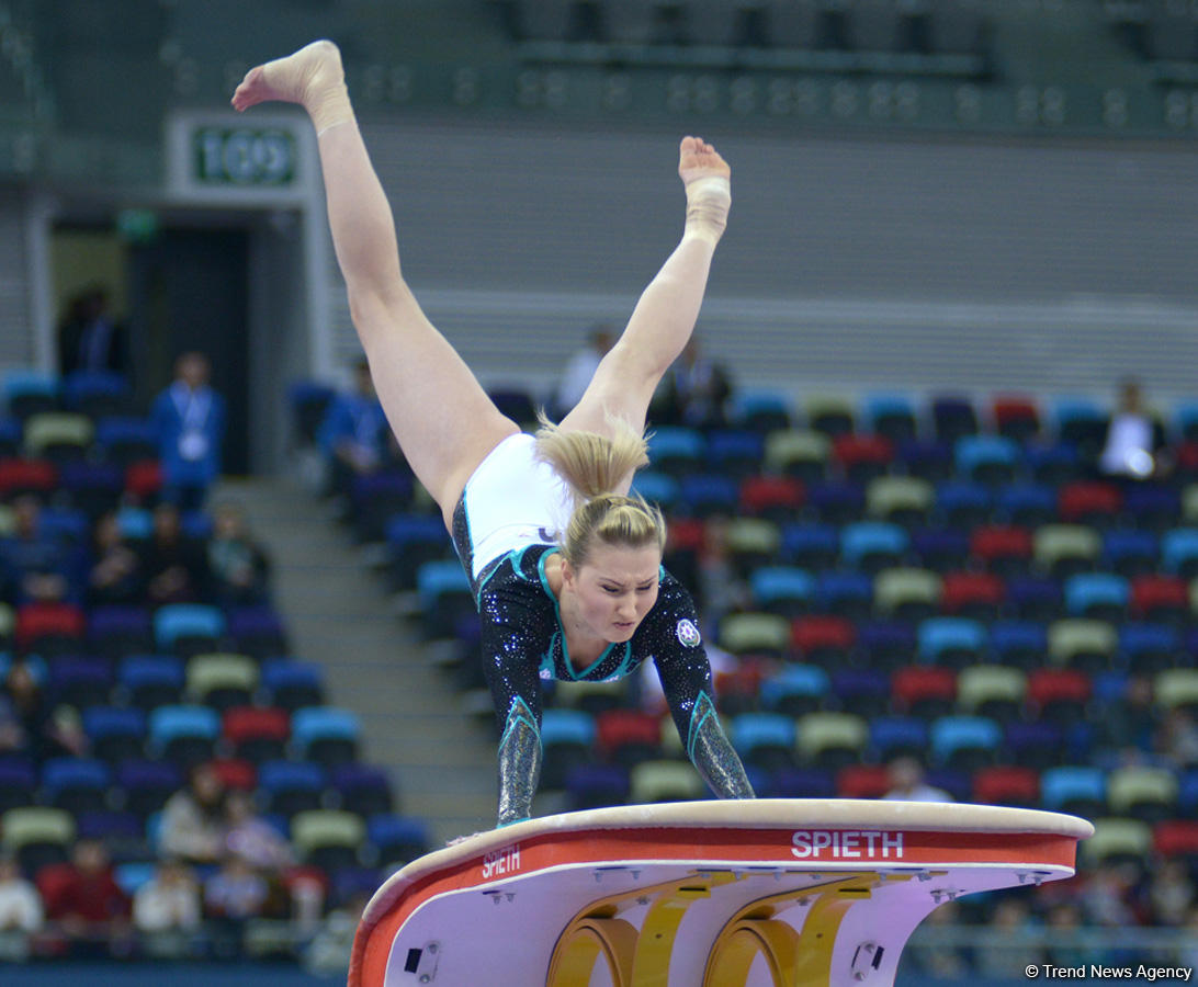 Bakıda idman gimnastikası üzrə Dünya Kuboku fotolarda