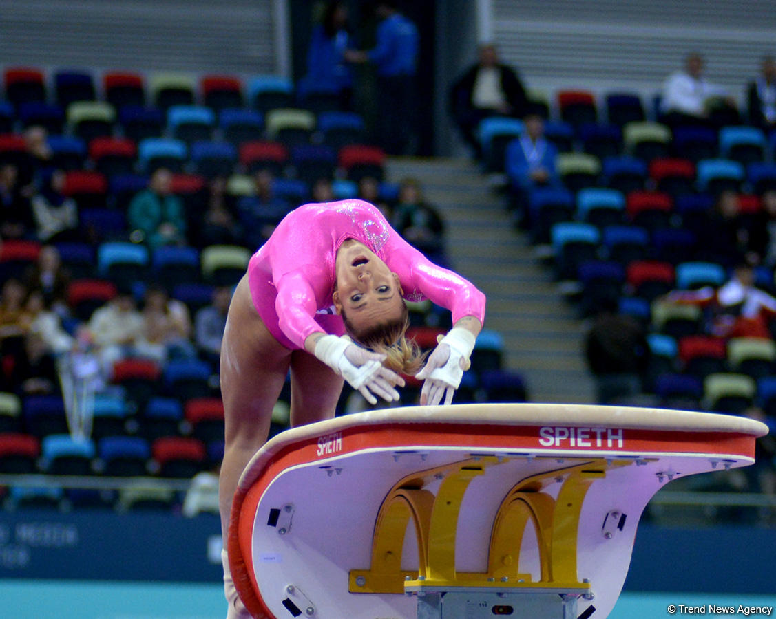 Bakıda idman gimnastikası üzrə Dünya Kuboku fotolarda