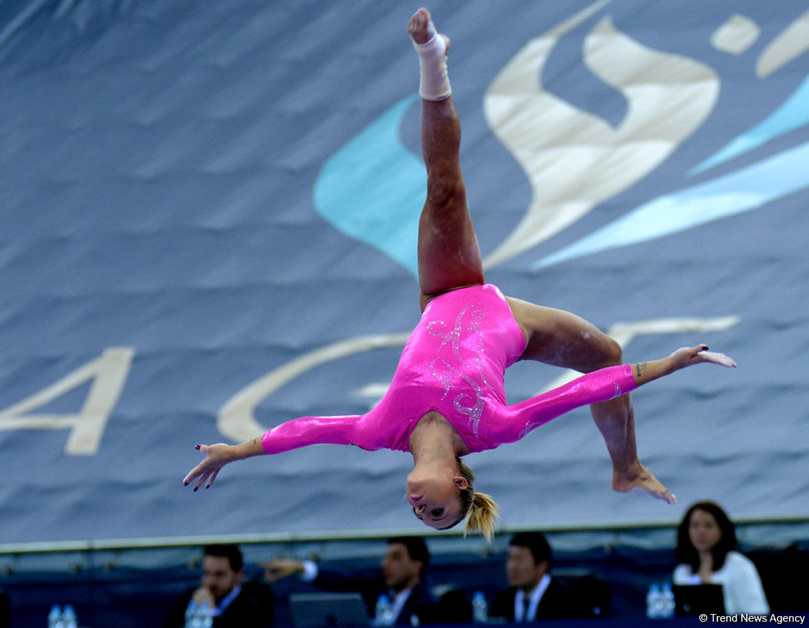 Bakıda idman gimnastikası üzrə Dünya Kuboku fotolarda