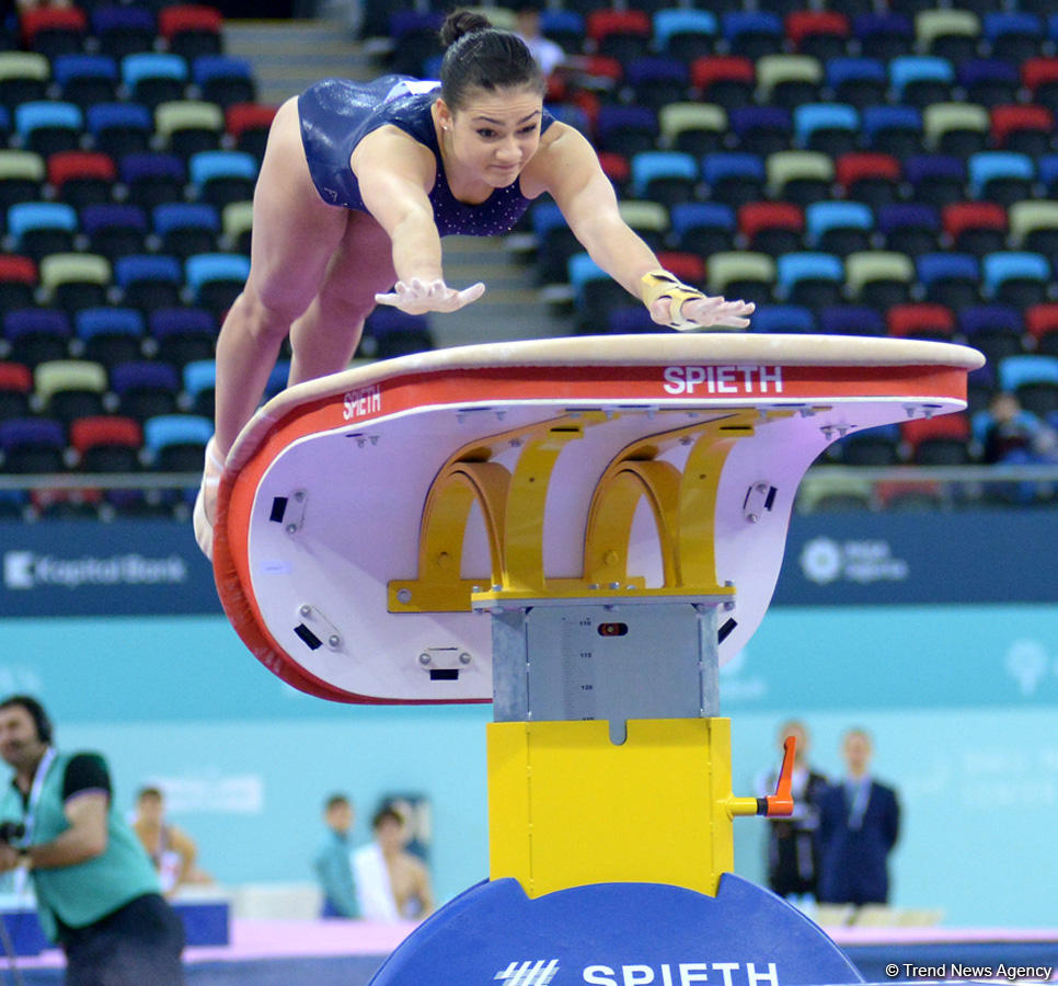 Bakıda idman gimnastikası üzrə Dünya Kuboku fotolarda