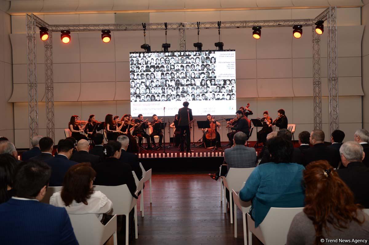 Heydər Əliyev Mərkəzində "Xocalıya Ədalət" Beynəlxalq Kampaniyası çərçivəsində anım tədbiri keçirilib (FOTO)