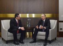 İlham Əliyev Avropa Komissiyasının enerji birliyi üzrə vitse-prezidentini qəbul edib (FOTO)