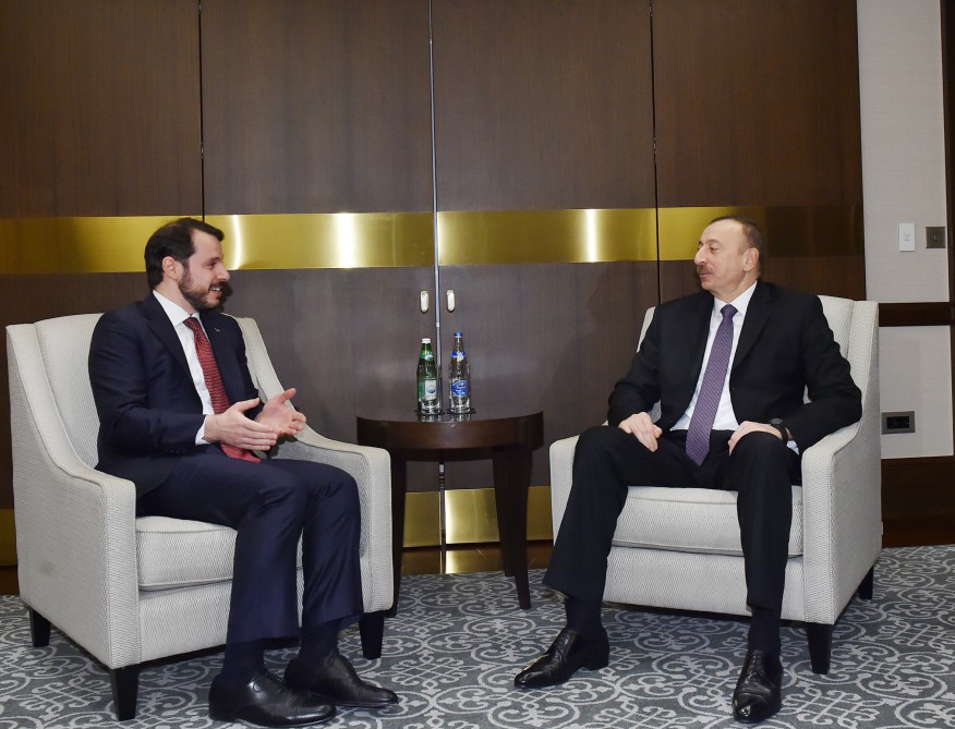 İlham Əliyev Türkiyənin enerji və təbii sərvətlər nazirini qəbul edib (FOTO)