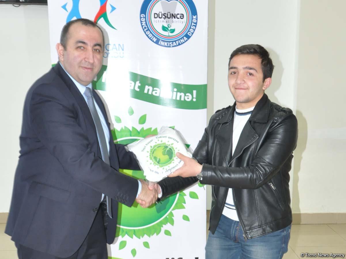 Gəncədə gənclərə çağırış edildi (FOTO)