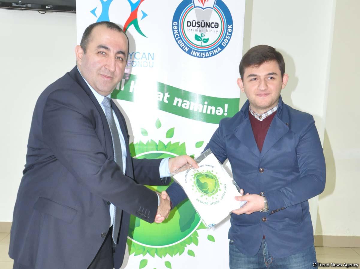 Gəncədə gənclərə çağırış edildi (FOTO)