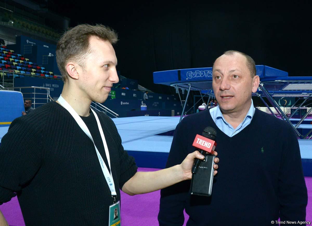 FIG Texniki Komitəsinin üzvü: Azərbaycan batut gimnastikası üzrə dünya çempionatını qəbul etməyə hazırdır (FOTO)