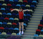 Bakıda batut gimnastikası üzrə Dünya Kubokunda iştirak edəcək idmançıların podium məşqləri (FOTO)