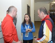 Bakıda batut gimnastikası üzrə Dünya Kubokuna gəlmiş nümayəndə heyəti rəhbərləri və üzvlərinin görüşü olub (FOTO)