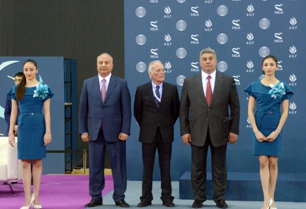 Bakıda batut gimnastikası üzrə FIG Dünya Kuboku yarışlarının açılış mərasimi keçirilib (FOTO)