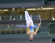 Bakıda batut gimnastikası üzrə FIG Dünya Kubokunun ilk yarış günü start götürüb (FOTO)