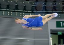 Bakıda batut gimnastikası üzrə FIG Dünya Kubokunun ilk yarış günü start götürüb (FOTO)