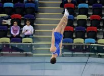 Bakıda batut gimnastikası üzrə FIG Dünya Kubokunun ilk yarış günü start götürüb (FOTO)