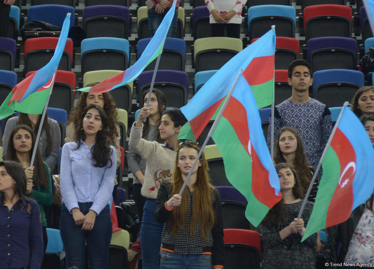 Bakıda batut gimnastikası üzrə FIG Dünya Kuboku yarışlarının açılış mərasimi keçirilib (FOTO)
