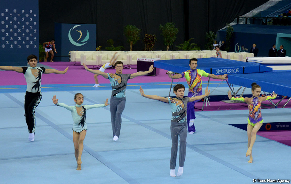 Bakıda batut gimnastikası üzrə FIG Dünya Kuboku yarışlarının açılış mərasimi keçirilib (FOTO)