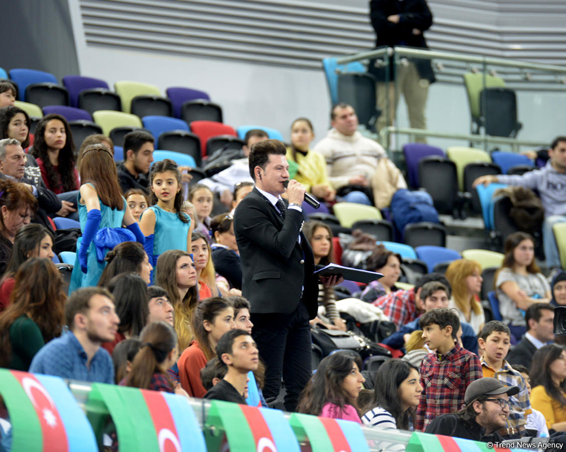 Bakıda batut gimnastikası üzrə FIG Dünya Kubokunun ilk yarış günü start götürüb (FOTO)