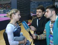 Belaruslu gimnast: Bakıda Dünya Kubokunda qızıl medal qazanmaq mənim üçün böyük hədiyyədir