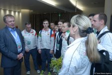 Səfir: Bakının ab-havası belaruslu gimnastların yüksək nəticələr qazanmasına kömək etdi (FOTO)