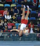 Bakıda batut gimnastikası üzrə Dünya Kubokunda yarışların ikinci günü (FOTO)