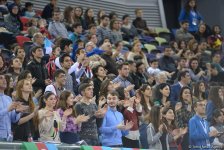 Bakıda batut gimnastikası üzrə Dünya Kubokunda yarışların ikinci günü (FOTO)