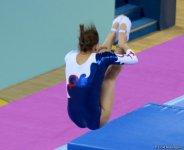 Bakıda batut gimnastikası üzrə Dünya Kubokunda yarışların ikinci günü (FOTO)