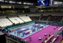 Bakıda batut gimnastikası üzrə FIG Dünya Kubokunun finalları start götürüb (FOTO)