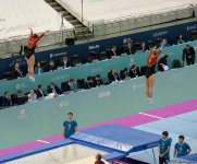 Bakıda batut gimnastikası üzrə FIG Dünya Kubokunun finalları start götürüb (FOTO)