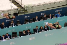 Bakıda batut gimnastikası üzrə FIG Dünya Kubokunun finalları start götürüb (FOTO)