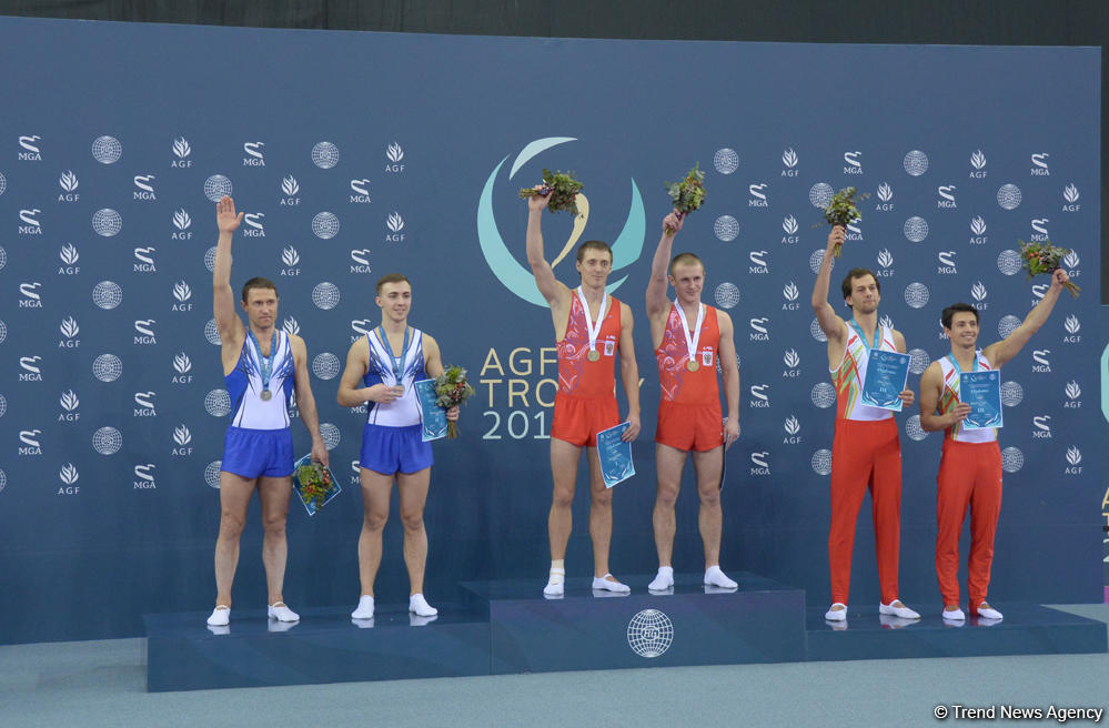Bakıda batut gimnastikası üzrə Dünya Kuboku finallarının qaliblərinin mükafatlandırma mərasimi keçirilib (FOTO)