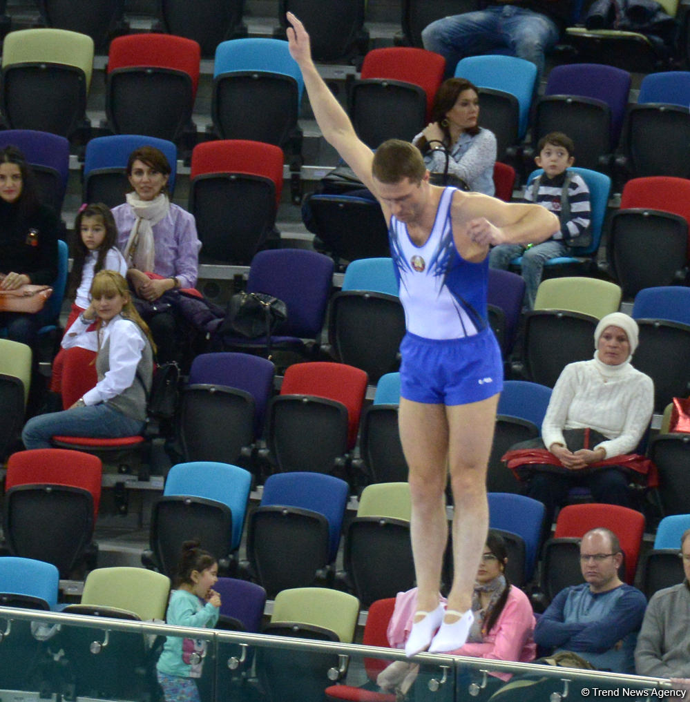 Bakıda batut gimnastikası üzrə Dünya Kubokunda yarışların ikinci günü (FOTO)