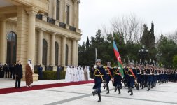 Qətər Dövlətinin Əmirinin rəsmi qarşılanma mərasimi olub (FOTO)