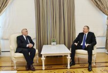 Prezident İlham Əliyev Xorvatiyanın sabiq Prezidenti Stepan Mesiçi qəbul edib (FOTO)