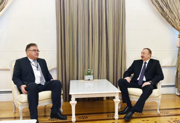 Prezident İlham Əliyev Bosniya və Herseqovina Rəyasət Heyətinin üzvünü qəbul edib (FOTO)