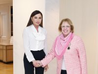 Heydər Əliyev Fondunun prezidenti Mehriban Əliyeva Misirin Azərbaycandakı səfiri ilə görüşüb (FOTO)