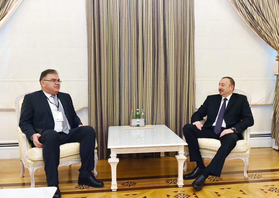 Prezident İlham Əliyev Bosniya və Herseqovina Rəyasət Heyətinin üzvünü qəbul edib (FOTO)