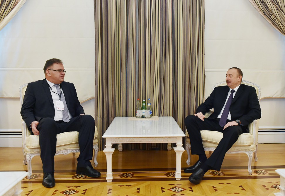 Prezident İlham Əliyev Bosniya və Herseqovina Rəyasət Heyətinin üzvünü qəbul edib (FOTO)