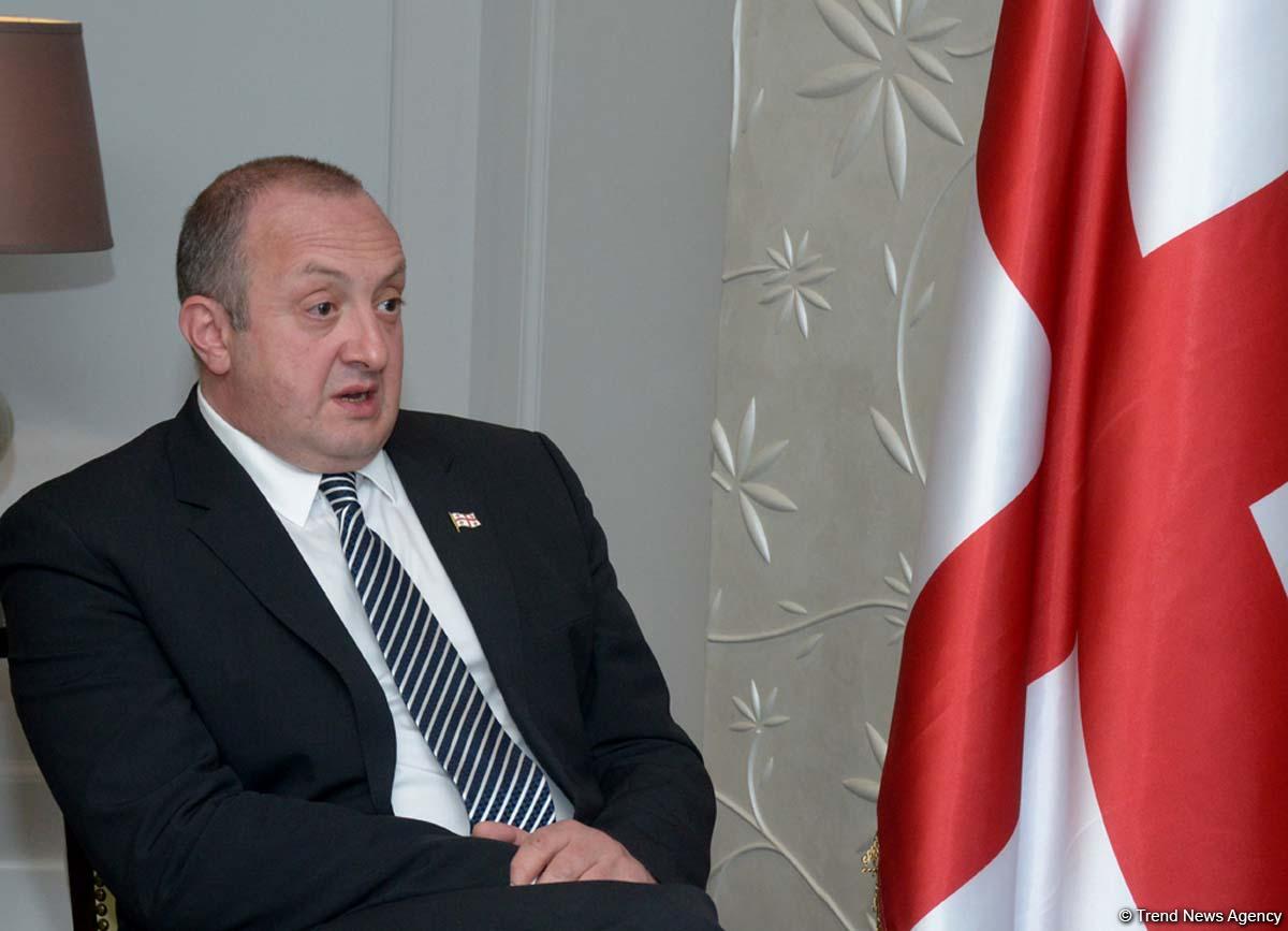 Gürcüstan Prezidenti İlham Əliyevi təbrik edib