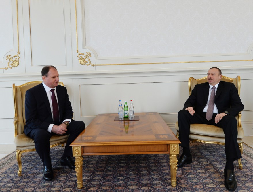 Prezident İlham Əliyev Moldova səfirinin etimadnaməsini qəbul edib (FOTO)