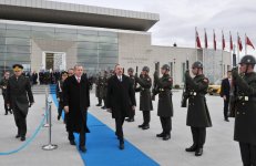Prezident İlham Əliyevin Türkiyəyə işgüzar səfəri başa çatıb (FOTO)