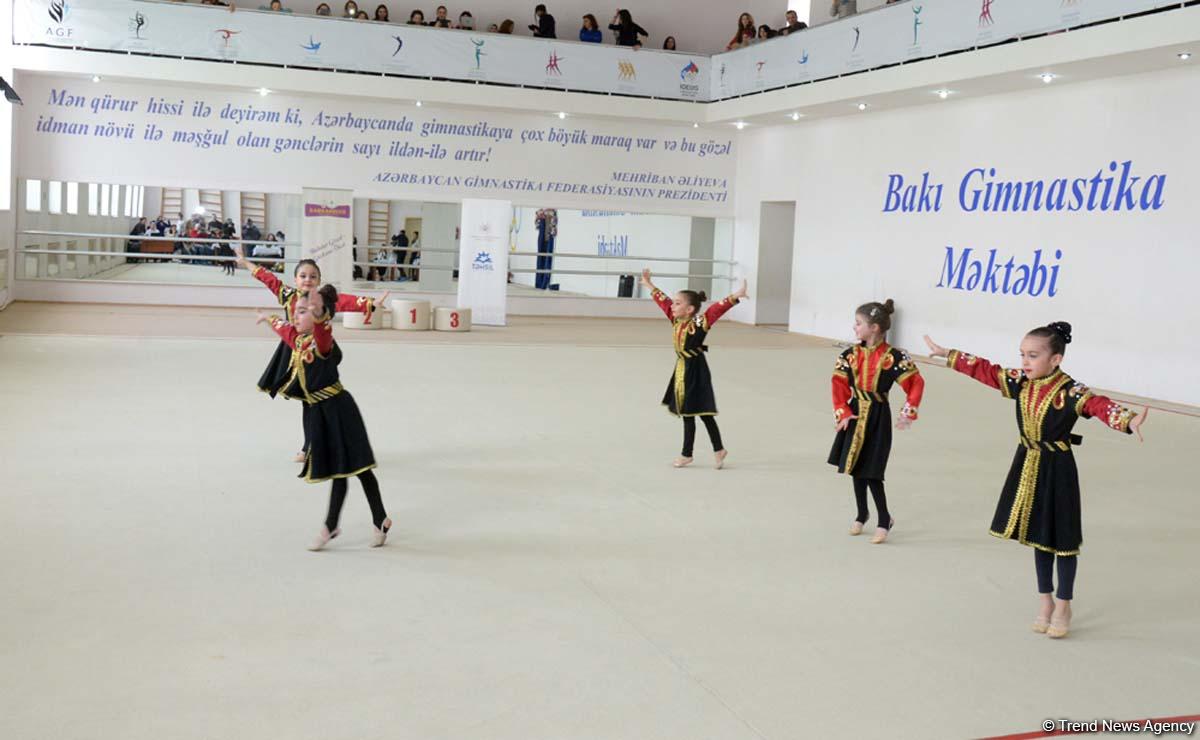 Bakıda bədii gimnastika üzrə II Açıq Təhsil Kuboku keçirilir (FOTO)