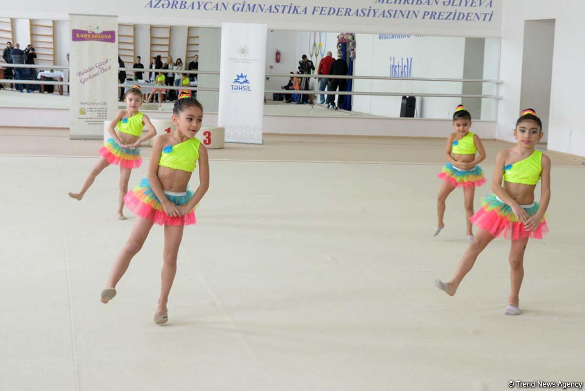 Bakıda bədii gimnastika üzrə II Açıq Təhsil Kuboku keçirilir (FOTO)