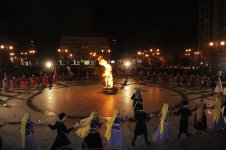 Bakıda ilaxır çərşənbə tədbirindən görüntülər (FOTO)