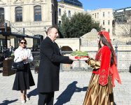 Prezident İlham Əliyev və xanımı Novruz bayramı münasibətilə ümumxalq şənliyində iştirak ediblər (ƏLAVƏ OLUNUB) (FOTO)