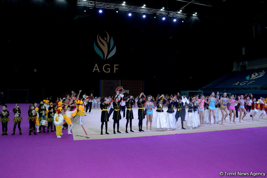 Milli Gimnastika Arenasında Novruz bayramına həsr olunmuş şou (FOTO)