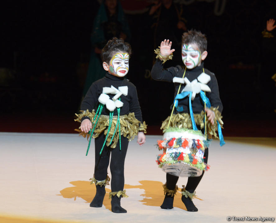Milli Gimnastika Arenasında Novruz bayramına həsr olunmuş şou (FOTO)