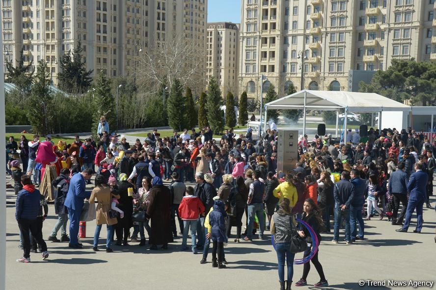 Milli Gimnastika Arenasında Novruz bayramına həsr olunmuş şou (FOTO)