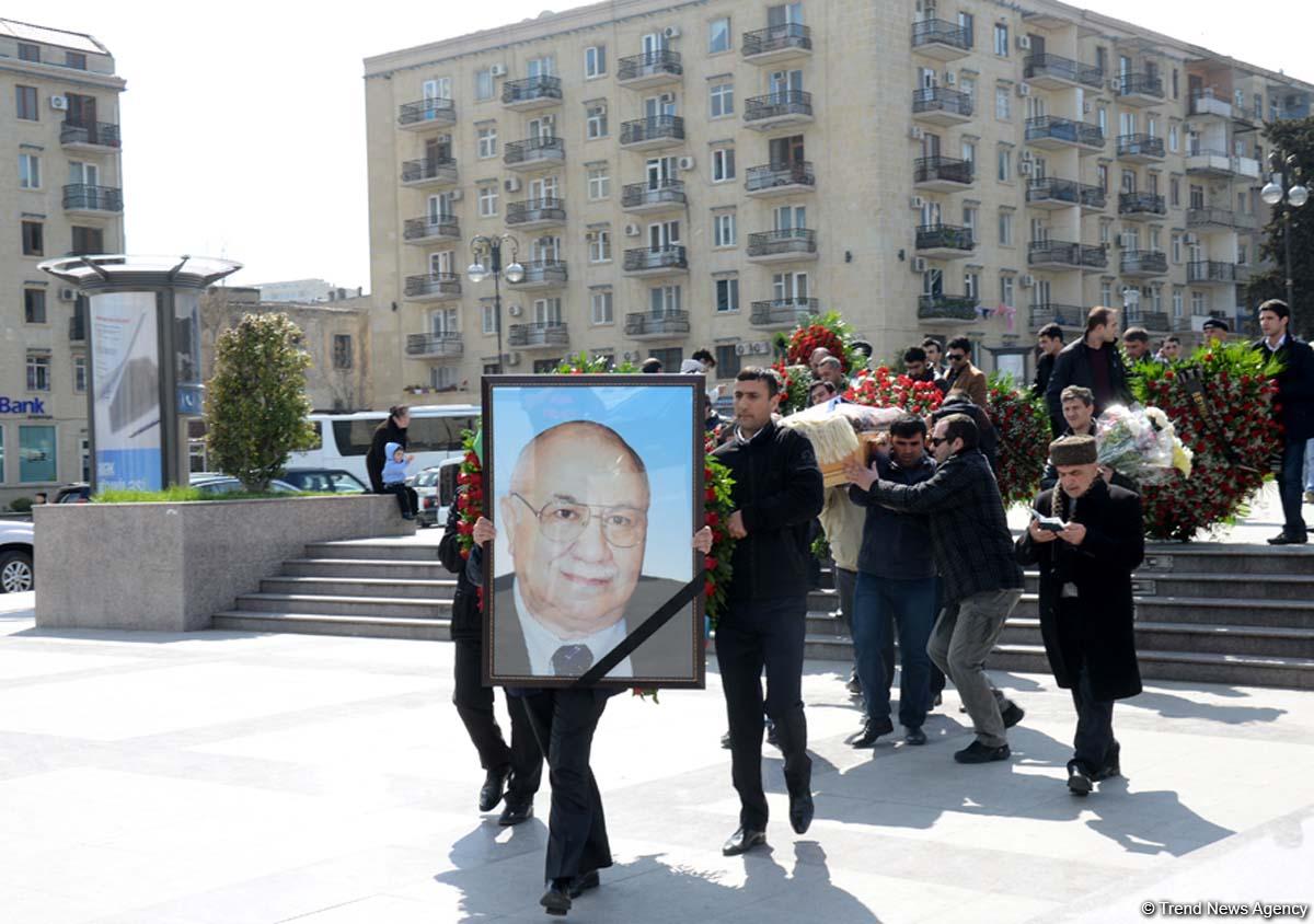 Maqsud İbrahimbəyovla vida mərasimi keçirilib (FOTO) (ƏLAVƏ OLUNUB)