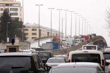 İntensiv yağışlar Bakı küçələrində problemlər yaradıb (FOTO/VİDEO)